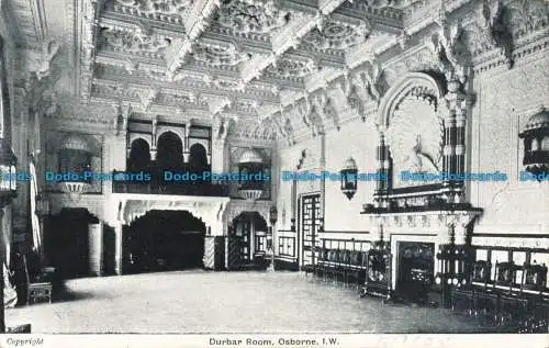 R673447 Osborne. I.W. Durbar Zimmer. 1905