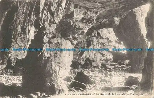 R673496 Camaret. La Grotte de la Cascade du Toulinguet. 1908