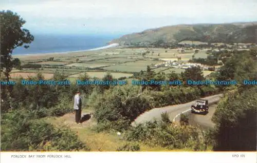 R673506 Porlock Bay von Porlock Hill. Jarrold. RP