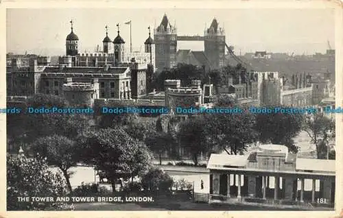 R673514 London. Tower und Tower Bridge. 1957