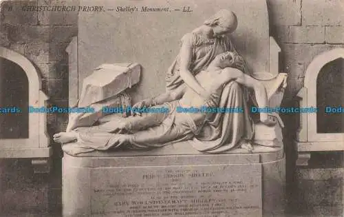 R673529 Christchurch Priory. Shelly Monument. LL. 6. 1920