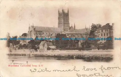 R673534 Worcester Cathedral From S.W. 1903