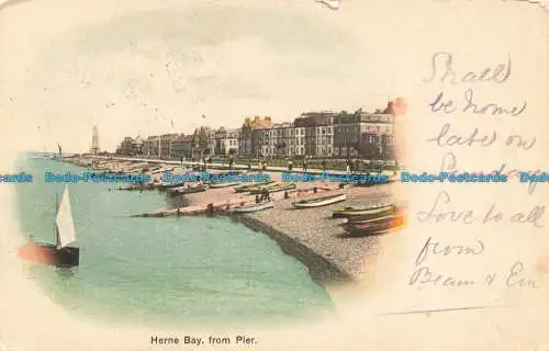 R673643 Herne Bay von Pier. 1902