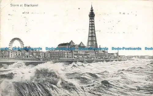 R673646 Storm at Blackpool. W