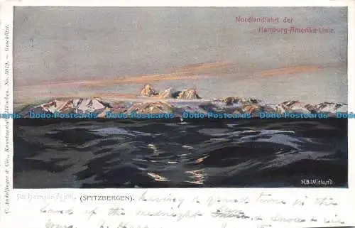 R673654 Nordlandfahrt der Hamburg Amerika Linie. C. Andelfinger. Nr. 3019