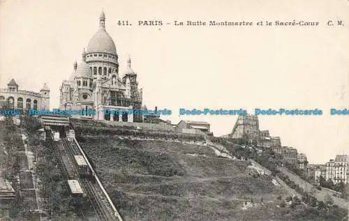 R673676 Paris. La Butte Montmartre et le Sacre Coeur