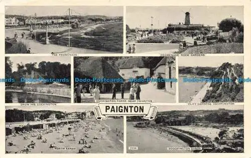 R673785 Paignton. Die Promenade. Multi View