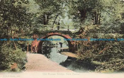 R673824 New Forest. Alte Römerbrücke. F. G. O. Stuart. 1906