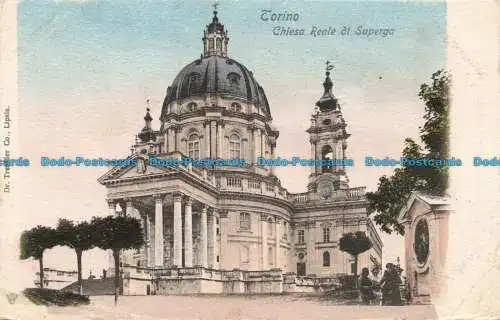 R673826 Torino. Chiesa Reale di Superga. Dr. Trenkler. 1907