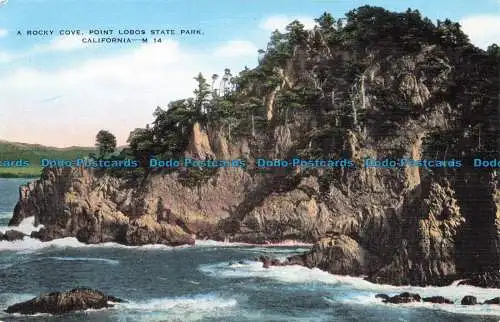 R673882 California. Eine Felsbucht. Point Lobos State Park. C. B. Bender. E. S. Kr