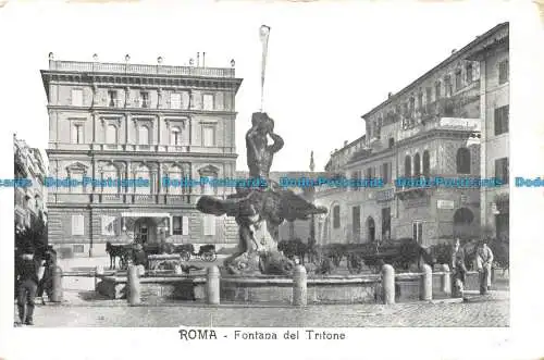 R674530 Roma. Fontana del Tritone