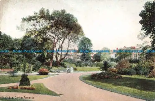 R674540 Penzance. The Morrab Gardens. Serie B. und D. Kromo. Nr. T 22137