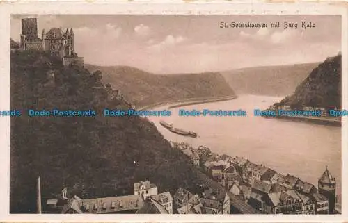 R674548 St. Goarshausen mit Burg Katz. Stengel