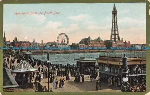 R674024 Blackpool vom North Pier. Advance Serie. Nr. 9013