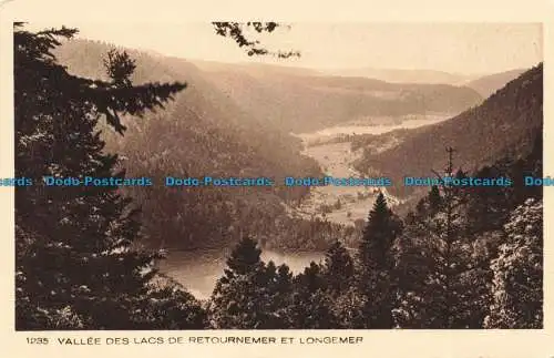 R674595 Vallee des Lacs de Retournemer et Longemer. Braun und Cie. 1929