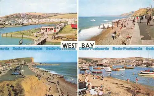 R674060 West Bay. Esplanade und Strand. Der Hafen. Der Strand und die Westklippe. Mu