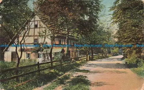 R674623 Blick auf das alte Haus. Dr. Trenkler. 1908