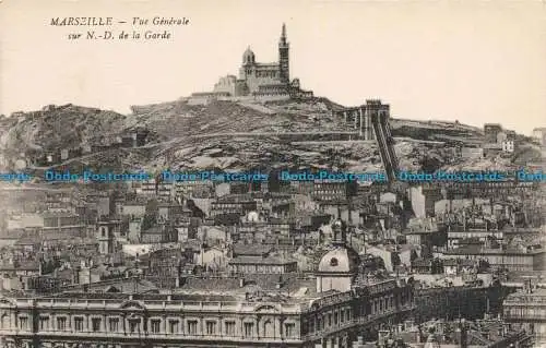 R674078 Marseille. Vue Generale sur N.D. de la Garde