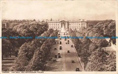 R674654 London. The Mall und Buckingham Palace. Photochrom. 1945