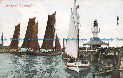 R674659 Lowestoft. Pierkopf. Valentines Serie. 1914