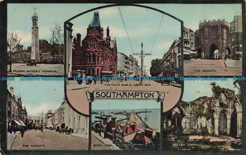 R674664 Southampton. Das Bargate. Netley Abbey. Royal Pier. Jay em Jay Serie. M