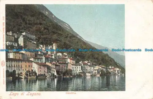 R674138 Lago di Lugano. Gandria. Gebr. Wehrli. Louis Glaser. Autochrom