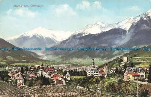 R674145 Meran von Obermais. Joh. F. Amonn