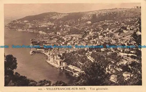 R674146 Villefranche sur Mer. Vue Generale. La Cigogne