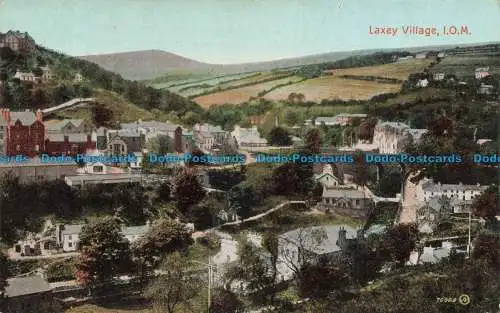 R675187 I.o. M. Laxey Village. Valentinstag. Farbtonserie. 1922