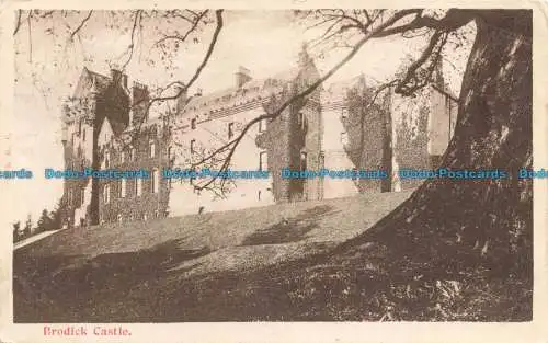 R674160 Brodick Castle. G. W. W. Postkarte