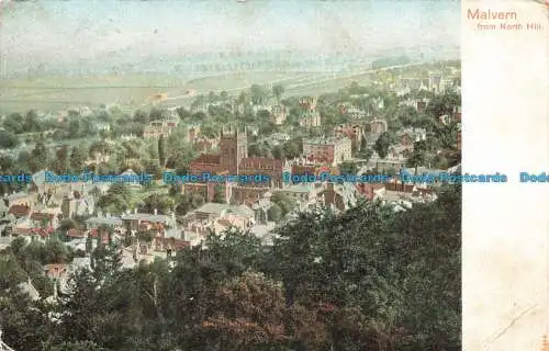 R674727 Malvern. von North Hill. Bildbriefpapier. Pfau. Autochrom. 1904