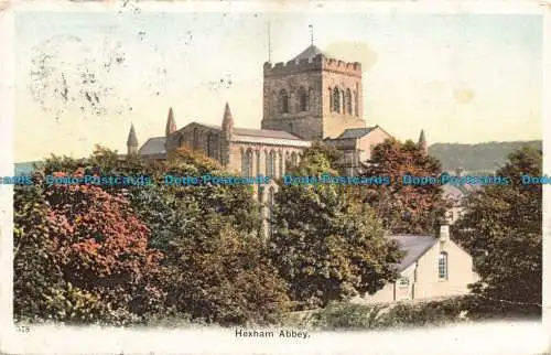 R675217 Hexham Abbey. Postkarte