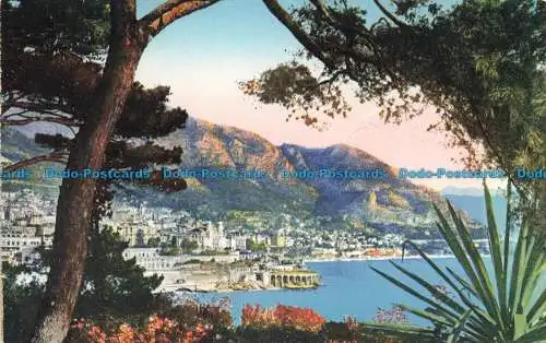 R674195 Monte Carlo. Vue Prise de Monaco. LL. 176. Levy und Neurdein Reunis