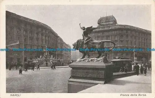 R675257 Napoli. Piazza della Borsa. Ditta R. Zedda di V. Carcavallo