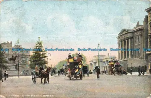 R674223 London. Hyde Park Corner. W. J. Hay. Serie Nr. 10. 1904