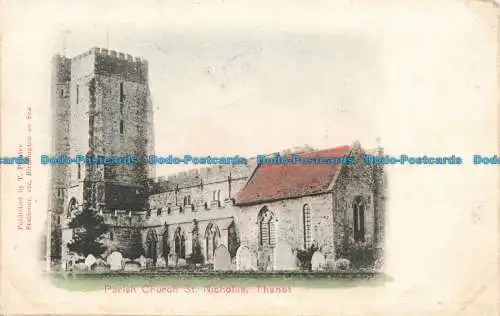 R675265 Thanet. Pfarrkirche St. Nikolaus. T. Pointer. 1904