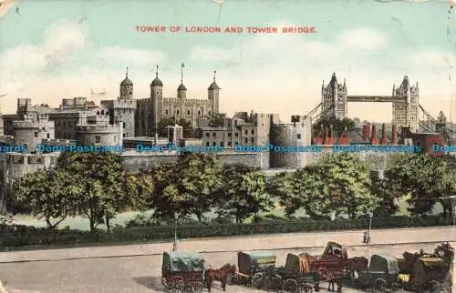 R675273 Tower of London und Tower Bridge. Serie G. D. und D. Star. 1907