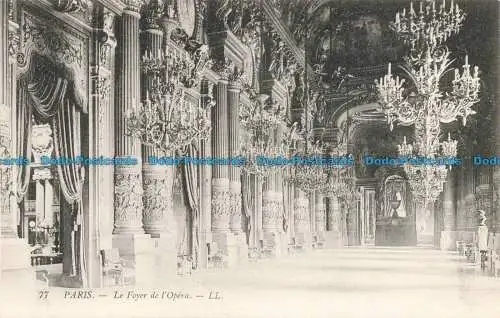 R674246 Paris. Le Foyer de l Opera. LL. 77. 1908