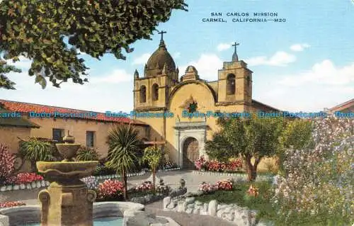 R675302 California. San Carlos Mission Carmel. Bell Magazine Agency. E. C. Kropp