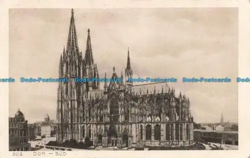 R674823 Köln. Dom. Sudseite. Karl Rud. Bremer. Nr. 502. 1919