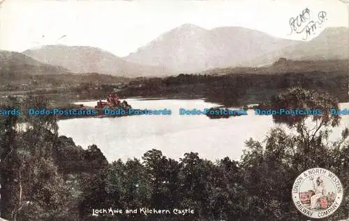 R674833 Loch Awe and Kilchern Castle. L. und N.W. Railway Company. McCorduoqale