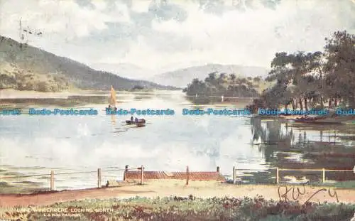 R674835 Windermere Blick nach Norden. L. und N.W. Eisenbahn. 1906