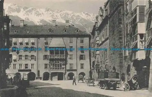 R674281 Innsbruck. Gold. Dachl. Würthle und Sohn