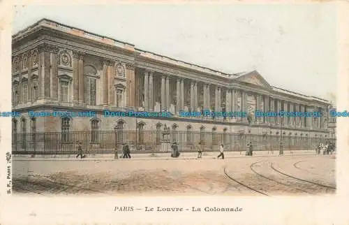 R674285 Paris. Le Louvre. La Colonnade. B. F