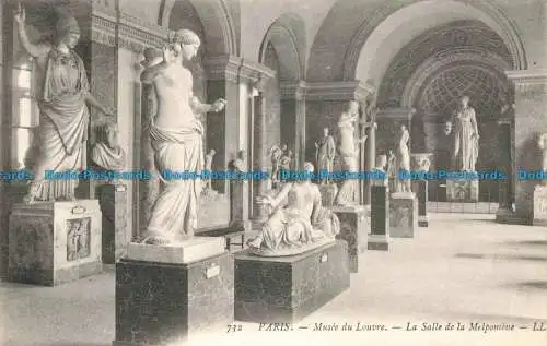 R674286 Paris. Musee du Louvre. La Salle de la Melpomene. LL. 732. 1908