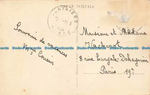 R674291 Villechetive. Vue Generale cote Est. Hermann et Morel. 1939