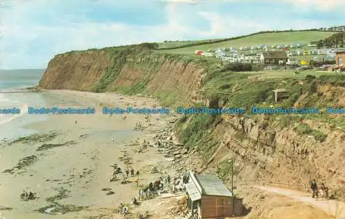 R675336 Exmouth. Sandy Bay. Postkarte. 1968