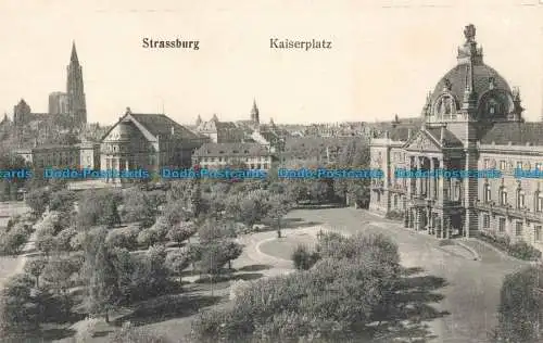 R674304 Strassburg. Kaiserplatz. Jul. Manien