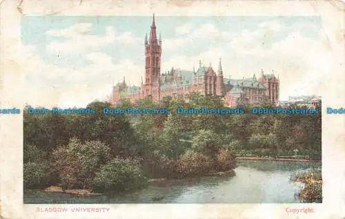 R674872 Glasgow University. G.D. und D. 1906