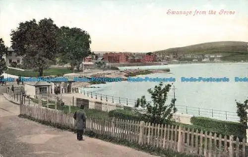 R675371 Swanage from the Grove. Valentines Serie. 1907